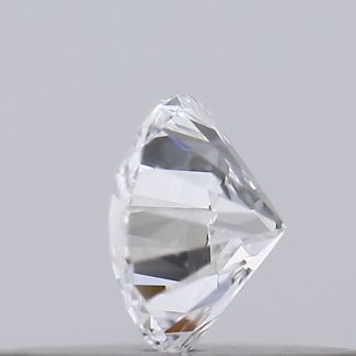 0.18 Carat Round D VVS1 EX VG GIA Natural Diamond