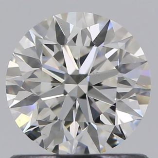 0.81 Carat Round H VS2 EX GIA Natural Diamond