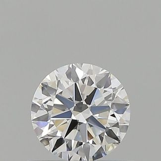 0.6 Carat Round F VVS1 VG EX GIA Natural Diamond