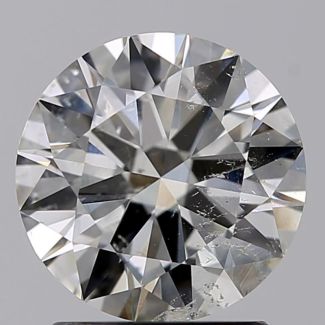 1.41 Carat Round H SI2 EX GIA Natural Diamond