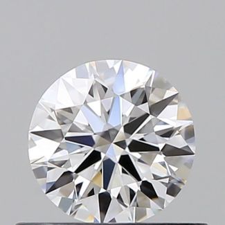 0.5 Carat Round D VVS1 EX GIA Natural Diamond