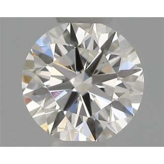 0.31 Carat Round H VS2 EX VG IGI Natural Diamond