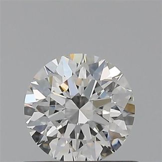 0.50 Carat Round G VS2 EX GIA Natural Diamond