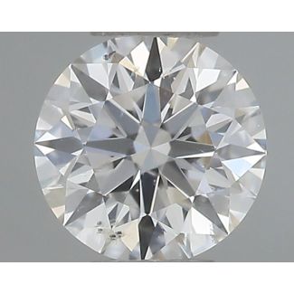 0.40 Carat Round G SI2 EX GIA Natural Diamond