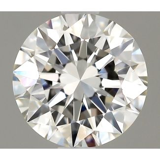 0.51 Carat Round G VVS1 EX GIA Natural Diamond