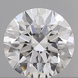 0.40 Carat Round D VS2 EX VG GIA Natural Diamond