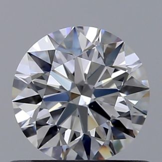 0.6 Carat Round E VS1 EX GIA Natural Diamond