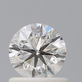 0.70 Carat Round H SI2 VG G GIA Natural Diamond