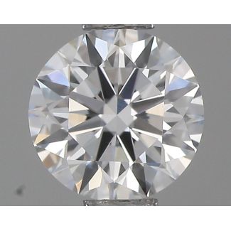 0.5 Carat Round F VVS2 EX VG GIA Natural Diamond