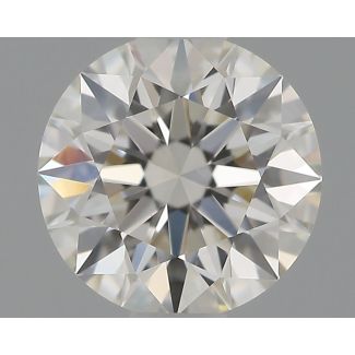 0.56 Carat Round H VS2 EX GIA Natural Diamond