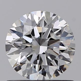 0.70 Carat Round D VVS1 EX GIA Natural Diamond