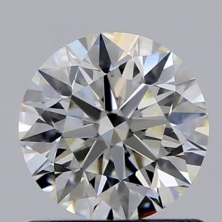 0.80 Carat Round I VS2 EX GIA Natural Diamond