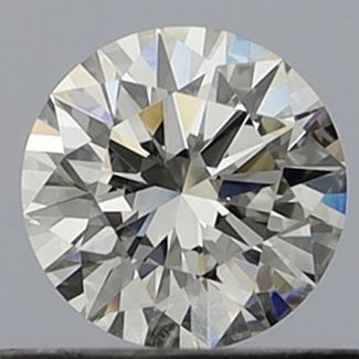 0.4 Carat Round H IF EX GIA Natural Diamond