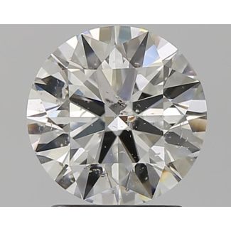 1.51 Carat Round I SI2 EX GIA Natural Diamond