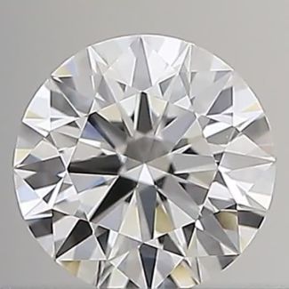 0.26 Carat Round E VVS2 EX GIA Natural Diamond