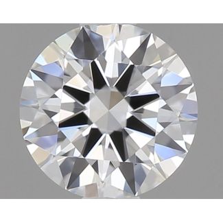 0.34 Carat Round E IF EX GIA Natural Diamond