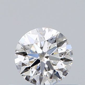 0.35 Carat Round F VVS1 EX GIA Natural Diamond