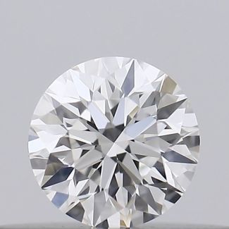 0.18 Carat Round F VVS1 EX GIA Natural Diamond