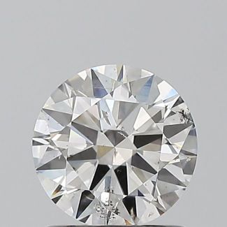 1.0 Carat Round H SI2 EX GIA Natural Diamond