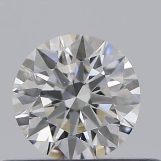 0.33 Carat Round D VS2 VG G GIA Natural Diamond