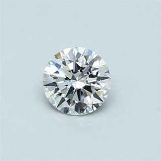 0.35 Carat Round F VVS1 EX GIA Natural Diamond