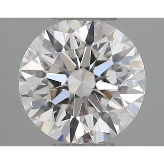 0.5 Carat Round G VVS2 EX GIA Natural Diamond