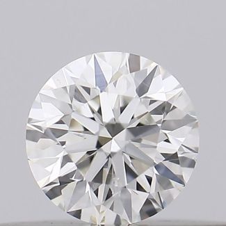 0.18 Carat Round H SI1 EX VG GIA Natural Diamond