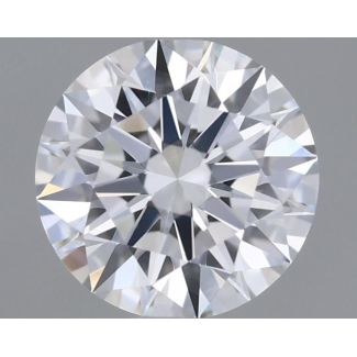 0.52 Carat Round E VS1 EX GIA Natural Diamond