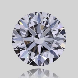 0.5 Carat Round E VVS2 EX GIA Natural Diamond