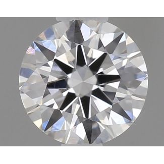 0.31 Carat Round E VVS2 EX GIA Natural Diamond