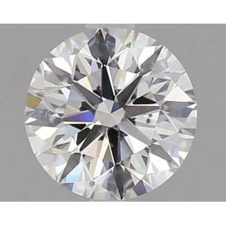 0.8 Carat Round F SI1 EX GIA Natural Diamond