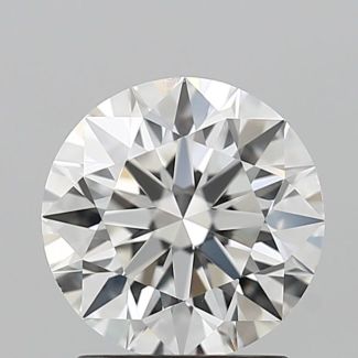 1.51 Carat Round H VS2 EX GIA Natural Diamond