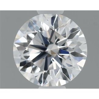 0.57 Carat Round E VVS1 EX GIA Natural Diamond