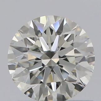 0.61 Carat Round J VS2 EX GIA Natural Diamond