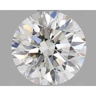 1.51 Carat Round H VS1 EX IGI Natural Diamond