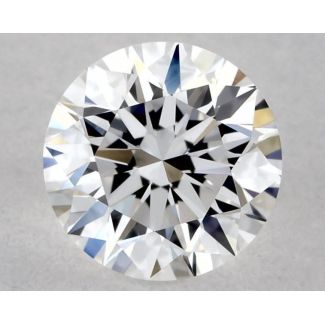 0.43 Carat Round D VVS2 EX GIA Natural Diamond