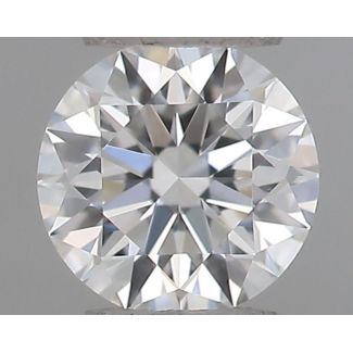 0.19 Carat Round F VS1 EX GIA Natural Diamond