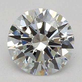 0.53 Carat Round F VVS1 EX GIA Natural Diamond