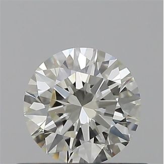 0.51 Carat Round H VS1 EX IGI Natural Diamond