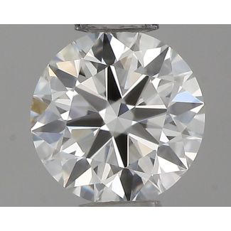 0.34 Carat Round H VS1 EX IGI Natural Diamond