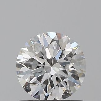 0.71 Carat Round E VVS1 EX IGI Natural Diamond