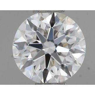 0.45 Carat Round F VVS1 EX GIA Natural Diamond