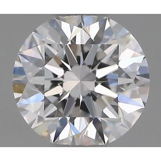 0.71 Carat Round D VS1 EX GIA Natural Diamond