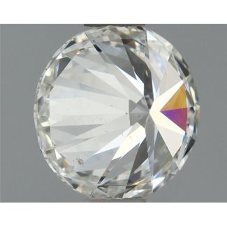 0.9 Carat Round H SI1 VG EX GIA Natural Diamond