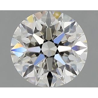 0.70 Carat Round H VS2 VG EX GIA Natural Diamond