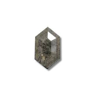 3.28 Carat Hexagonal Gray - GD NONE Natural Diamond