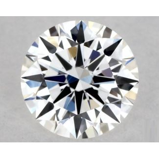 0.34 Carat Round D VVS1 EX VG GIA Natural Diamond