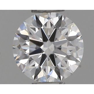 0.35 Carat Round D VS2 EX GIA Natural Diamond