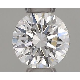 0.23 Carat Round E VVS2 EX VG GIA Natural Diamond