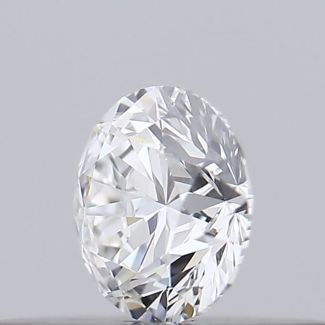 0.18 Carat Round E VVS2 EX GIA Natural Diamond